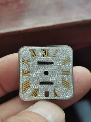Exclusive Design  Moissanite Watch Royal Luxury Moissanite  Santos On Wrist