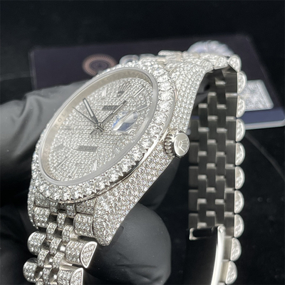 DEF Iced Out Diamond Studded Watch  VVS Diamond Watch Everlasting Shine