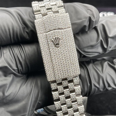 DEF Iced Out Diamond Studded Watch  VVS Diamond Watch Everlasting Shine