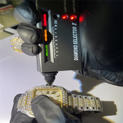 Custom Design VVS Watch Pocket Friendly Iced Out Watch