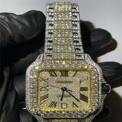 Custom Design VVS Watch Pocket Friendly Iced Out Watch
