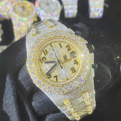 Bling Bustdown Moissanite AP Watch