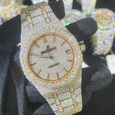 Bling Bustdown Moissanite AP Watch