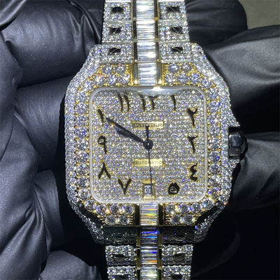 Round Brilliant Cut Moissanite  Watch