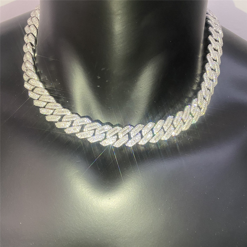Tester Miami Real VVS Cuban Link 9.25 Hardness Hip Hop Cuban Link Bling